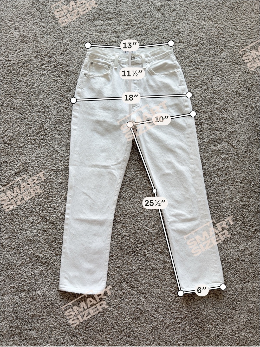 AGOLDE 90’s Pinch Waist Jeans Size 26 - Picture 9 of 9